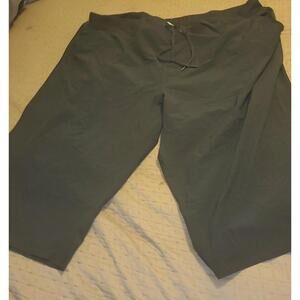 BCG Stretch Athletic Shorts Women’s 2X Black Drawstring Elastic Waist